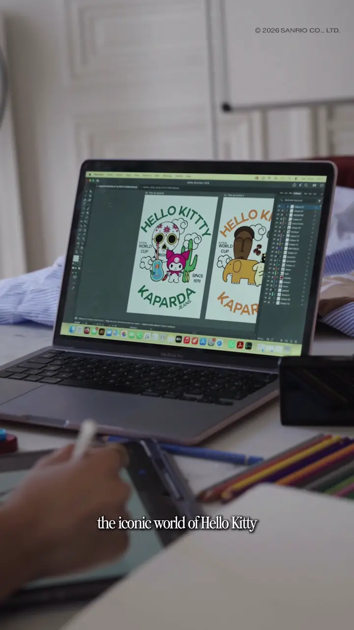 Kaparda × Hello Kitty — Publicité & direction artistique